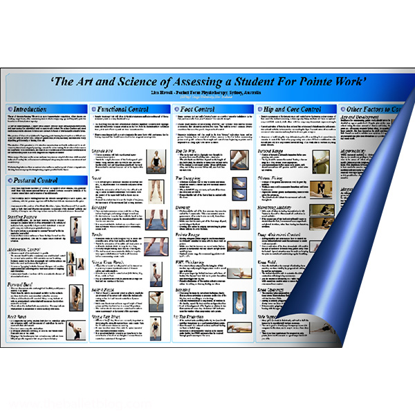 The Poster - The Art & Science of Assessing a Student for Pointe Work