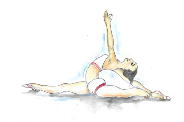 Front Splits 0.3 - Cartoons - Mike Howell - L3 Flex - Dance Teacher Training - Lisa Howell - The Ballet Blog